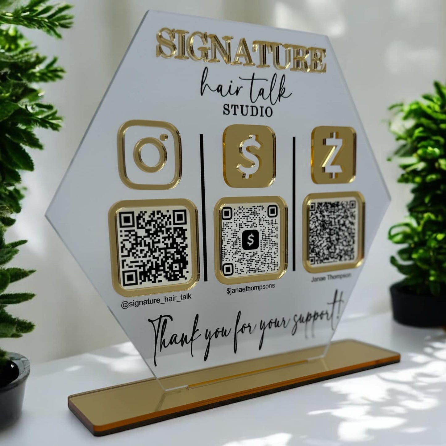 Mid-Size QR Code Sign