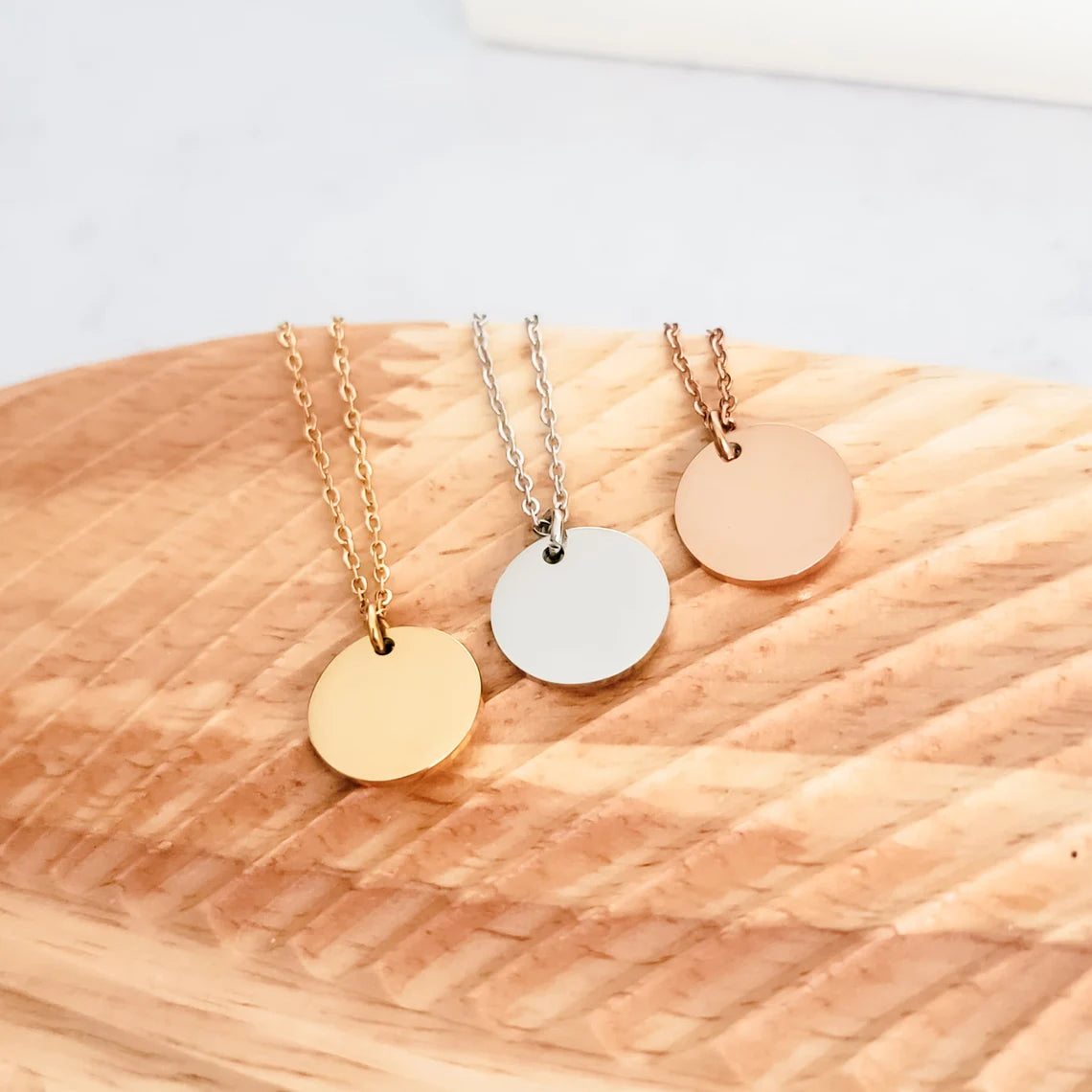 Petite Disc Necklace