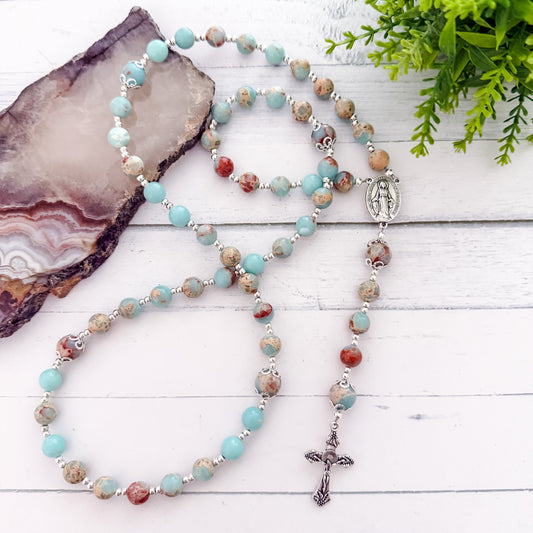 Shoushan Jasper Rosary