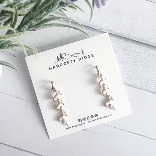 Drop Leaf Earrings