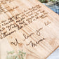 Engraved Recipe Cutting Board