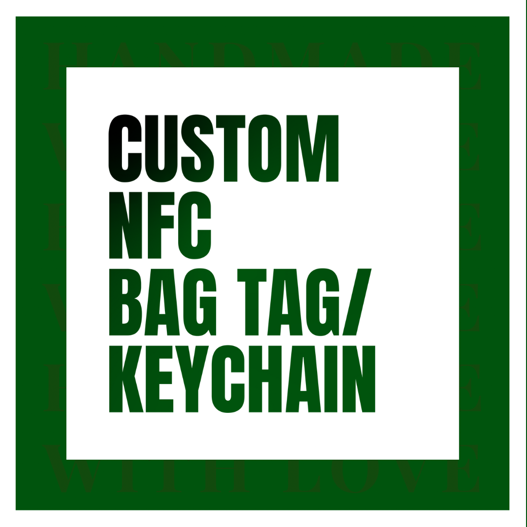 Custom NFC Keychain/Bag Tag