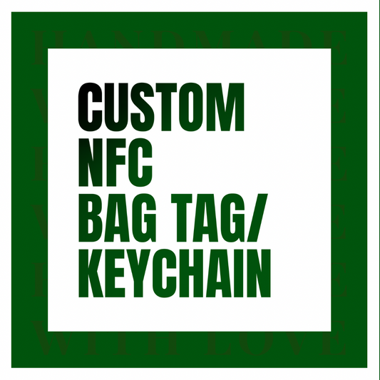 Custom NFC Keychain/Bag Tag