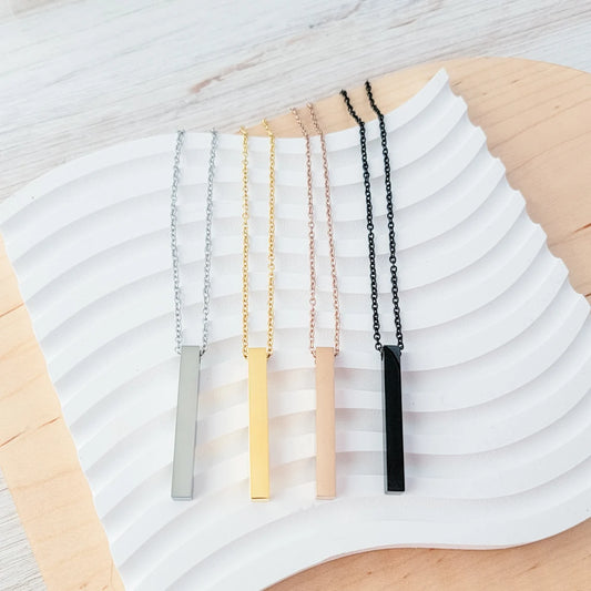 Vertical Bar Necklace